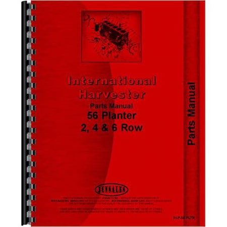 Aftermarket New Planter Parts Manual for  Fits International Harvester 56 RAP74139